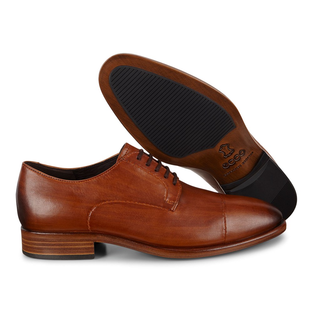 Zapatos Derby Hombre - ECCO Vitrus Mondial Cap-Toes - Marrom - KFP891634